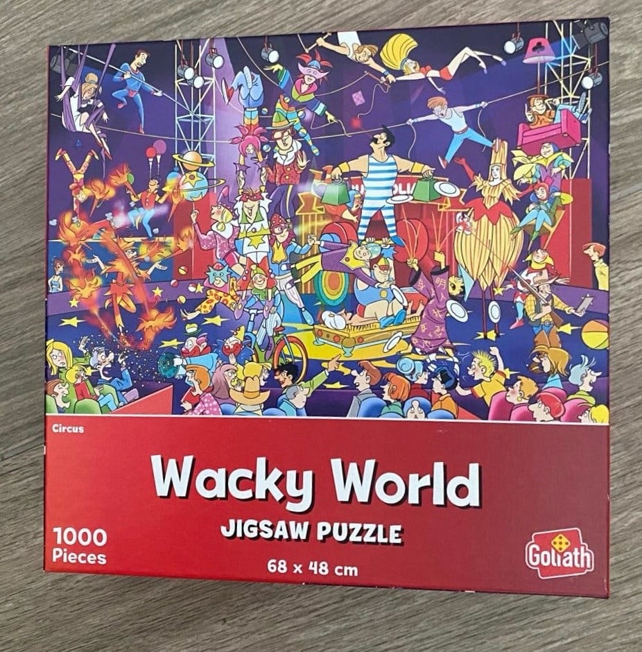 3x Wacky World Puzzel 1000 stuks