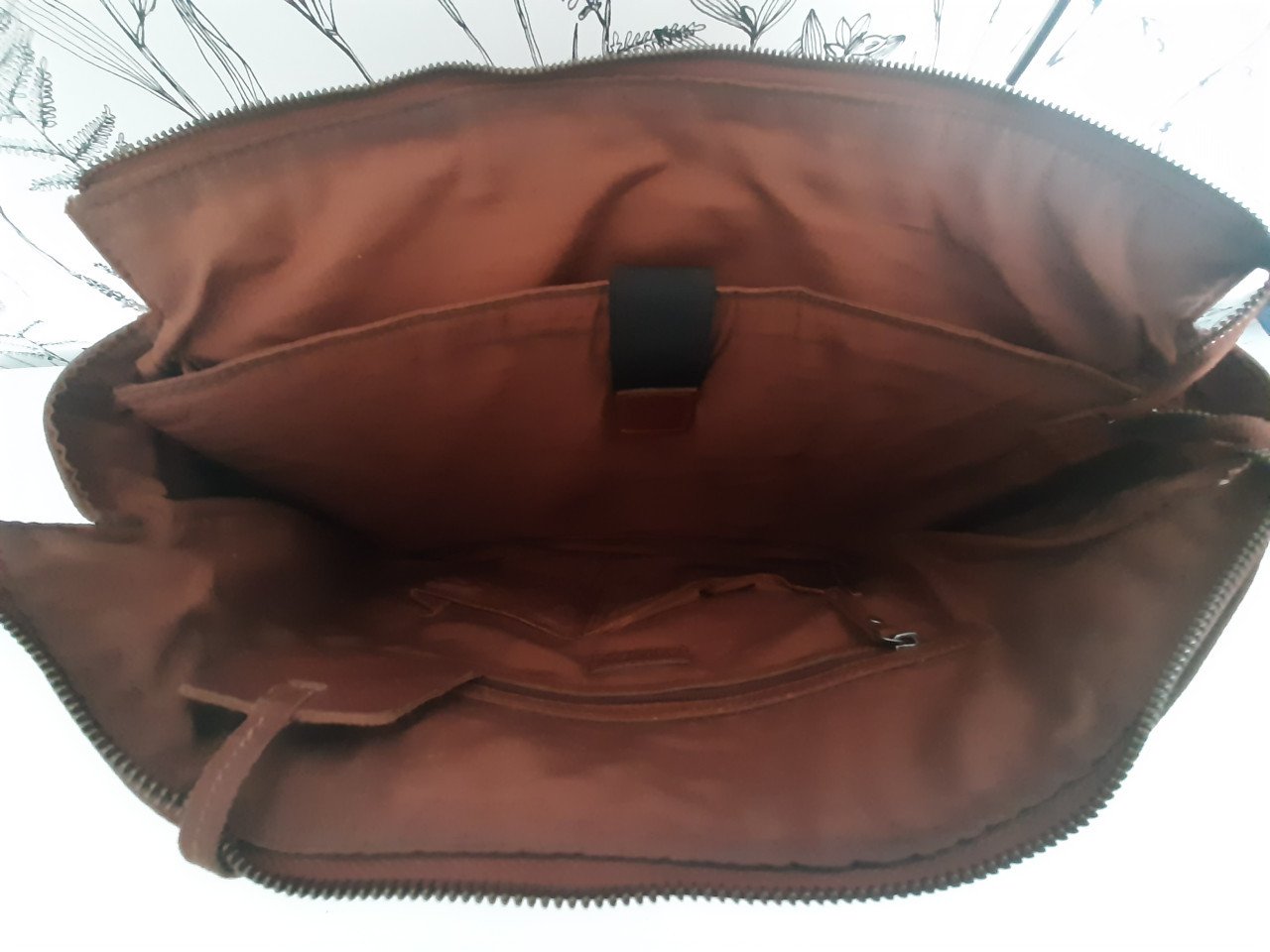 Burkely laptop tas ruw leder