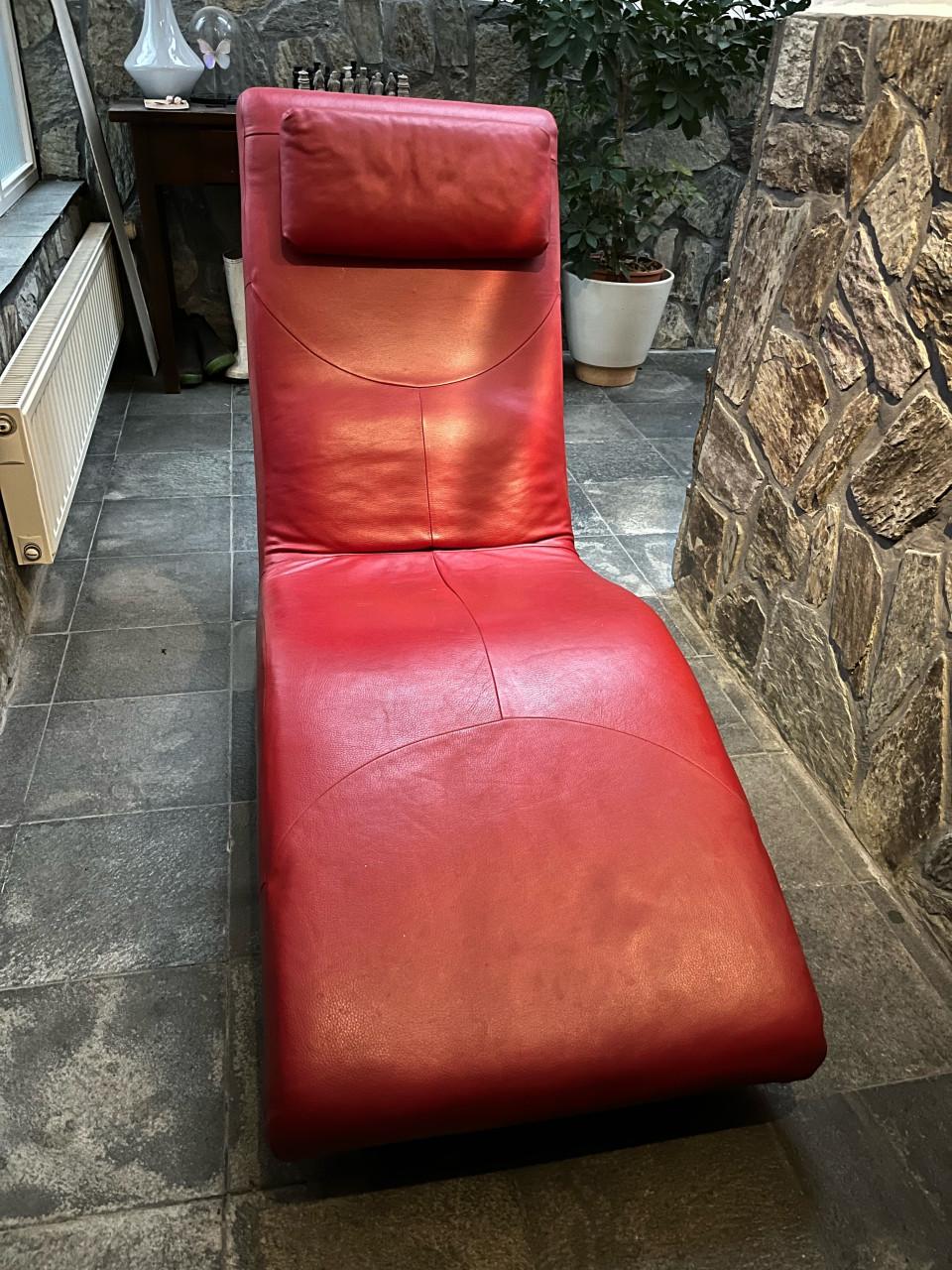 Mooie leren relax fauteuil