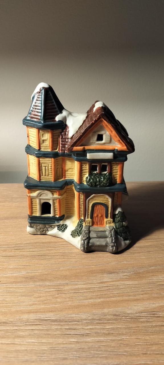 Vintage Kerstdorp Nova 1995 – Grote Set met Huisjes en Figuren