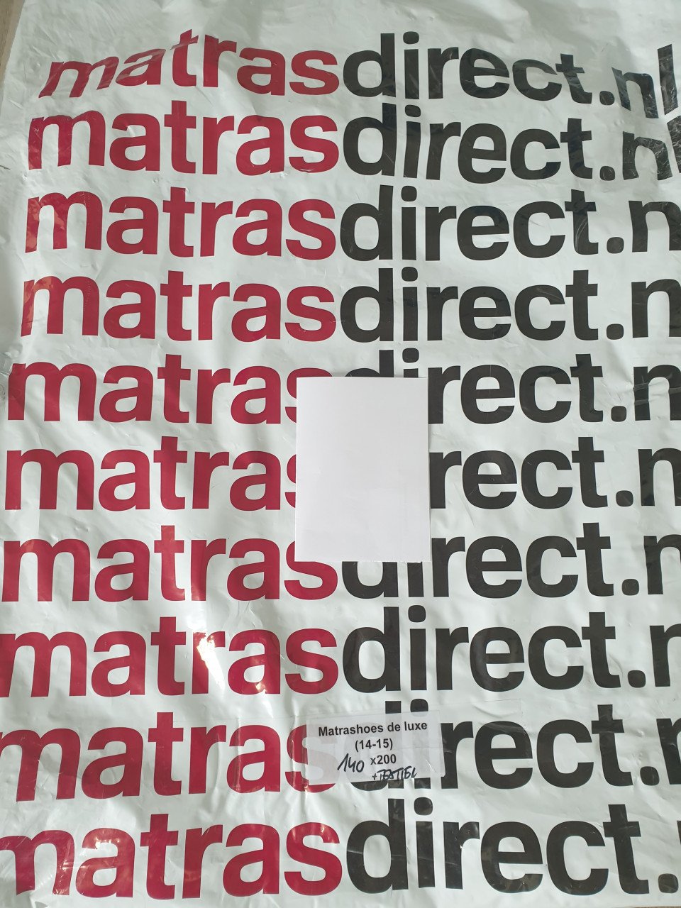MATRASHOES de luxe met rits 140X200cm 14-15 cm dikte