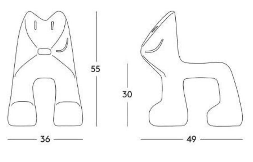 2 stuks Magis Me Too JulianKinderstoel rood