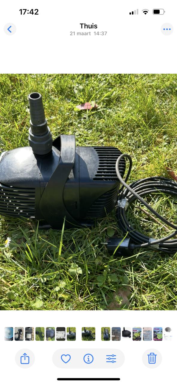 Te koop Messner mpf 10000 sterke en zuinige Vijverpomp en 10000 lpu