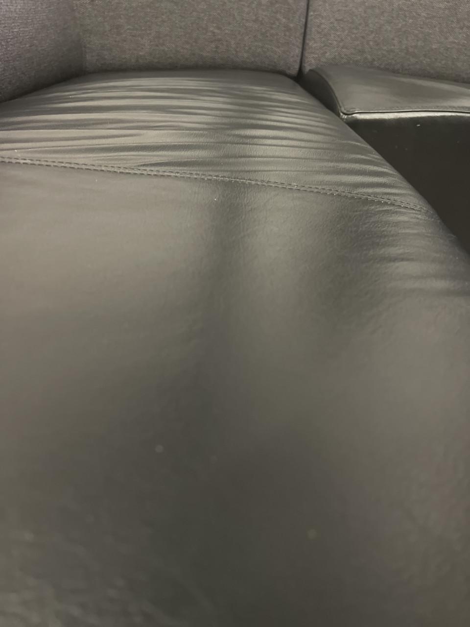 GRATIS LEVERING HEEL NL Montel Elementen Echt Leer Hoekbank