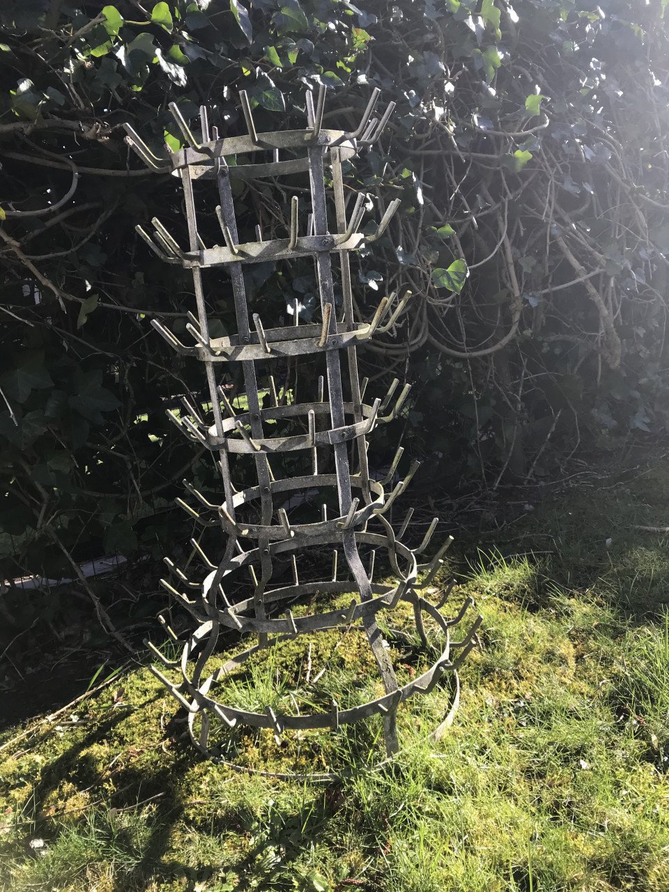 Tuin decoratie zink,glas,enz