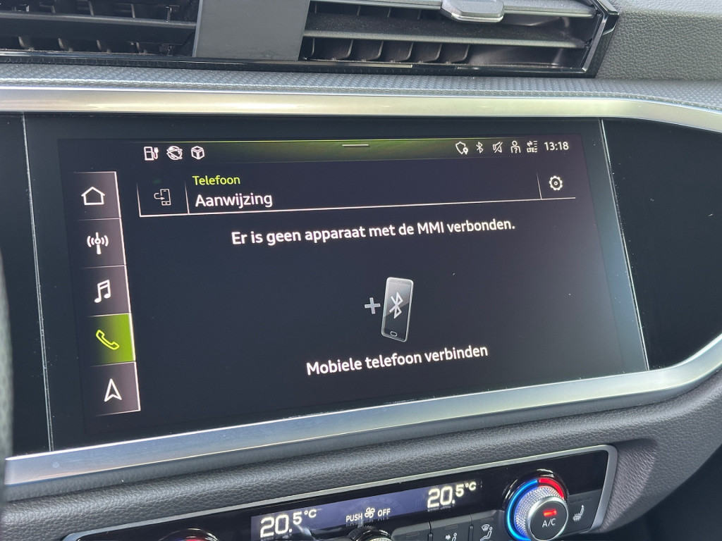 Audi Q3 sportback 45 tfsi e s-line | zwart optiek | camera | keyless | adap
