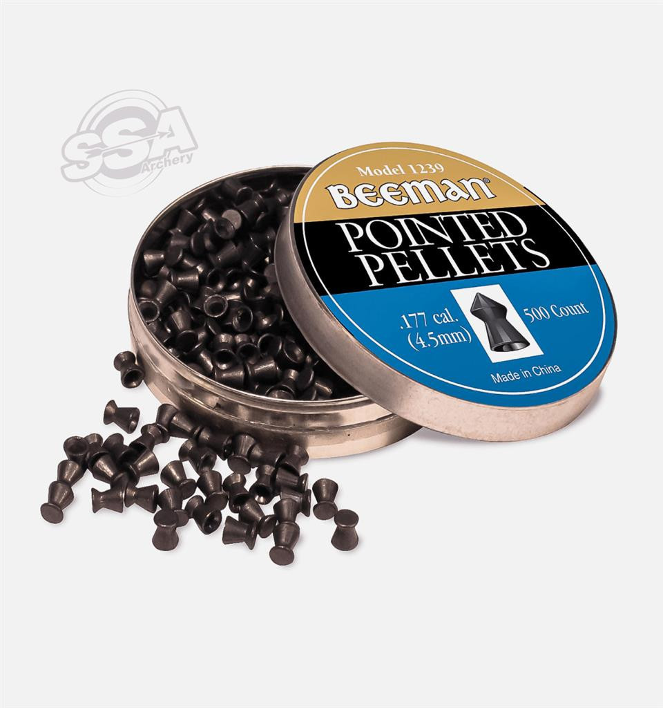BEEMAN AMMO PELLETS 4.5MM / 250-500 PCS PACK  luchtbukskogeltjes