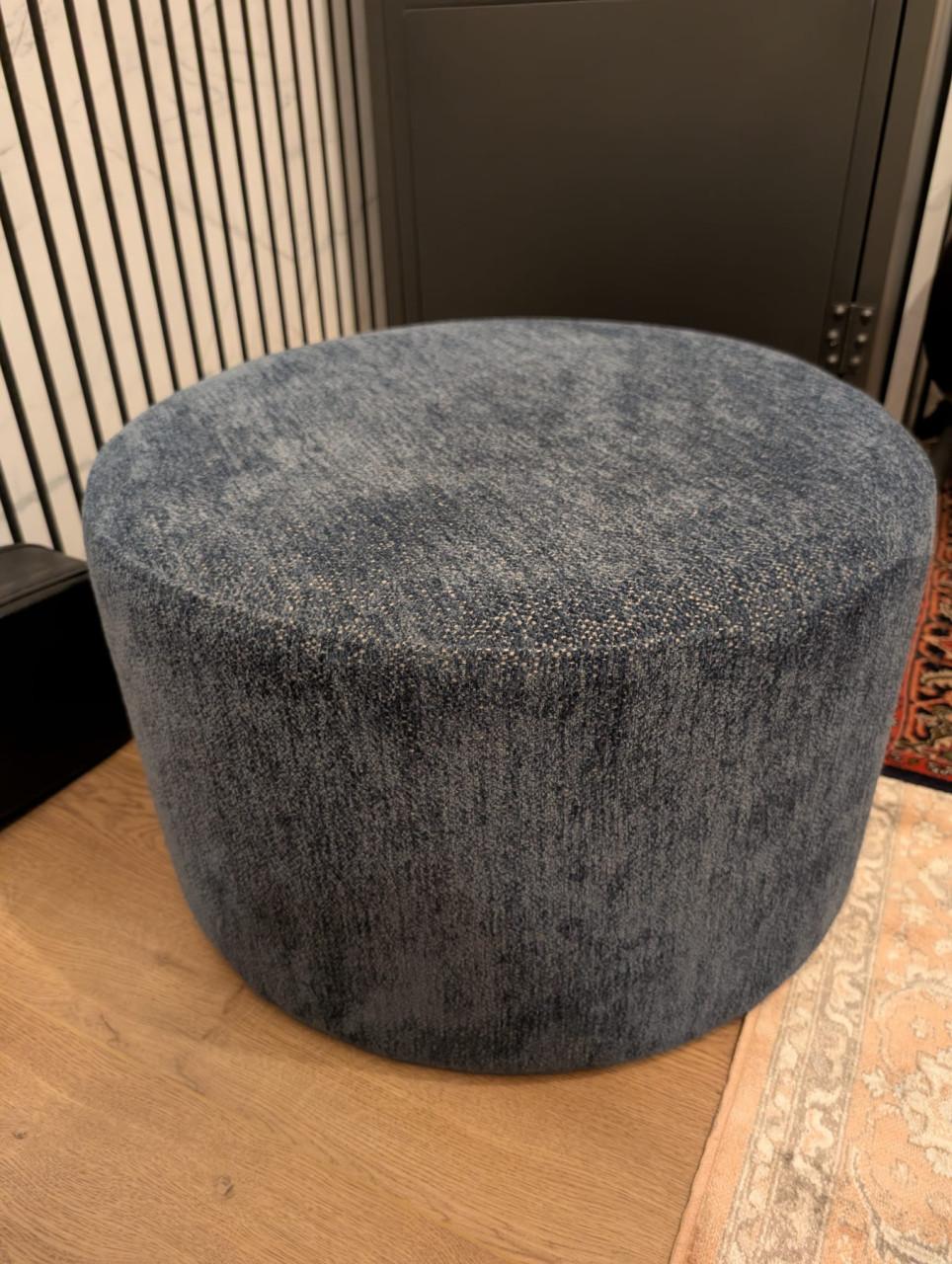 Poef Raven Blauw Karwei