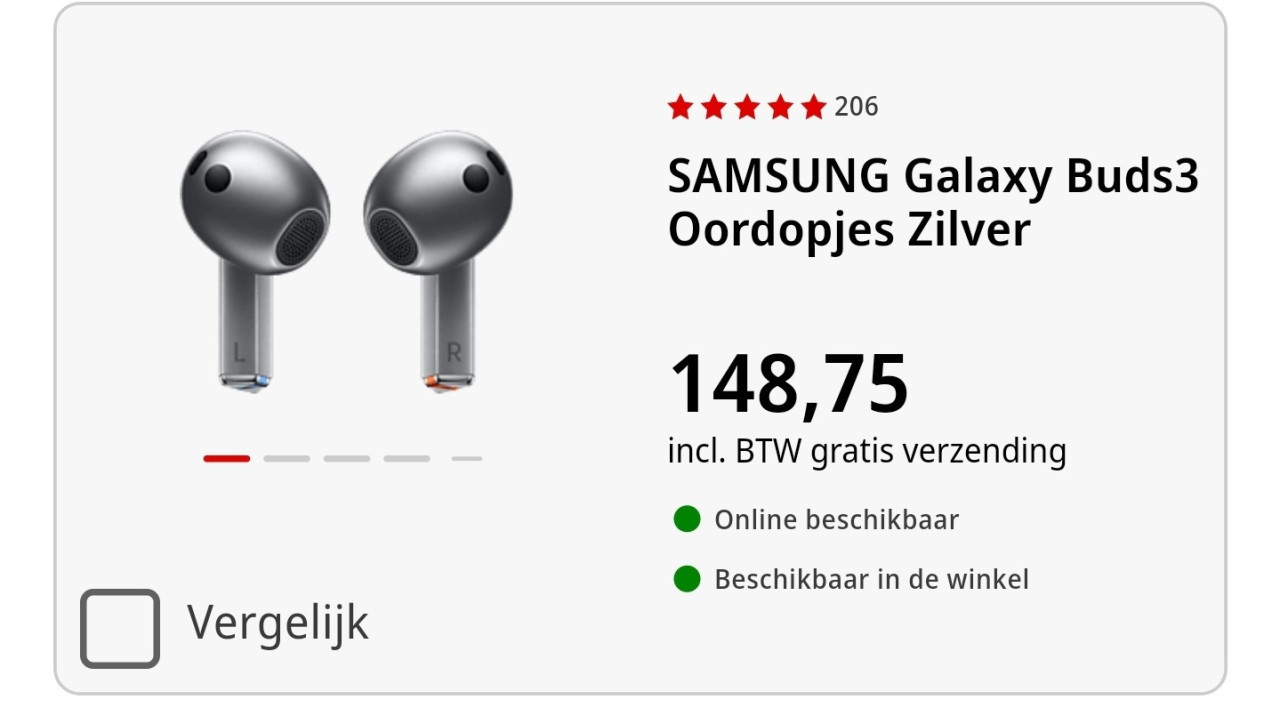 Samsung Galaxy Buds 3. Nieuw in doos!