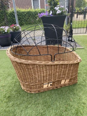 Honden fietsmand