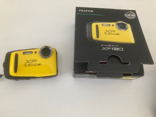 Fujifilm FinePix XP 130 yellow camera:waterdicht tot 20 m  voor € 50