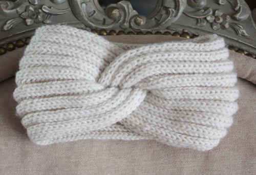 Beige haarband 1 maat