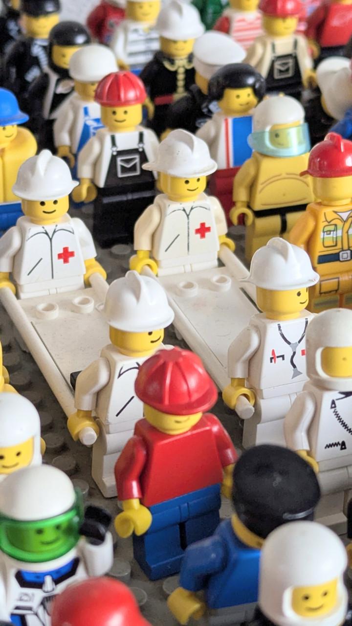 Lego minifiguren 140 stuks