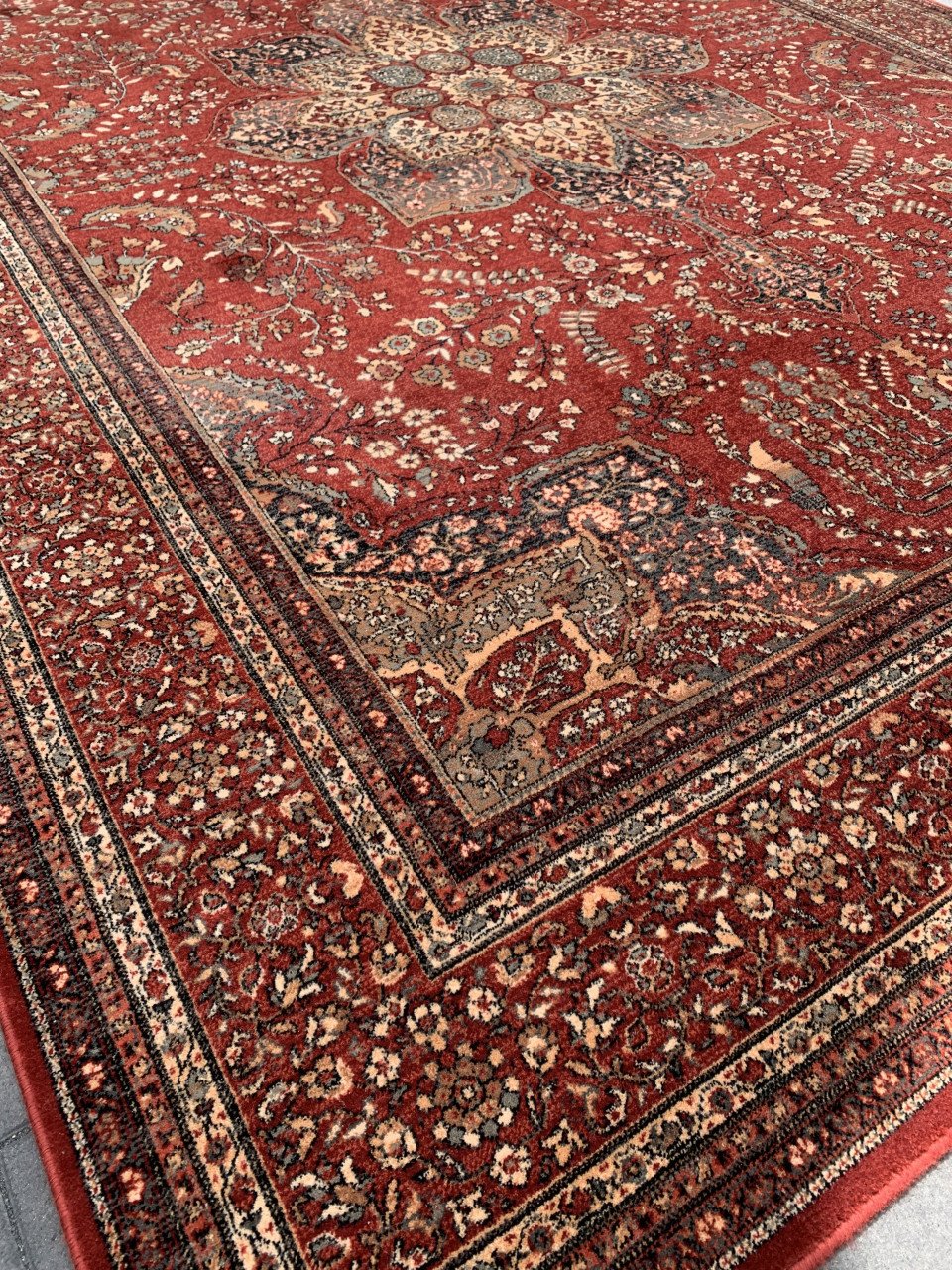 ✨Schitterend Sfeervol Vintage Vloerkleed van Zuiver Scheerwol✨