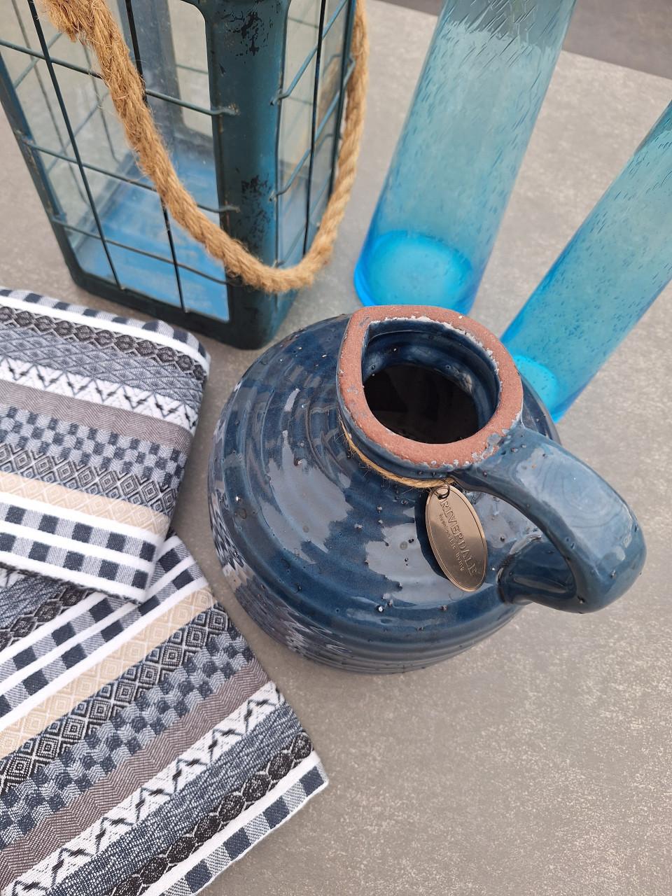 Blauwe woonaccessoires