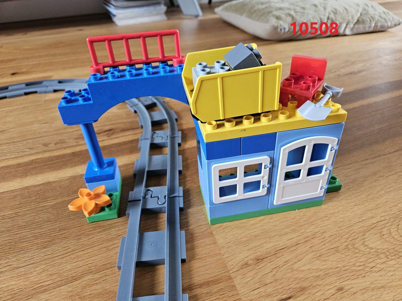 Grote hoeveelheid Duplo trein, 3 sets bij elkaar