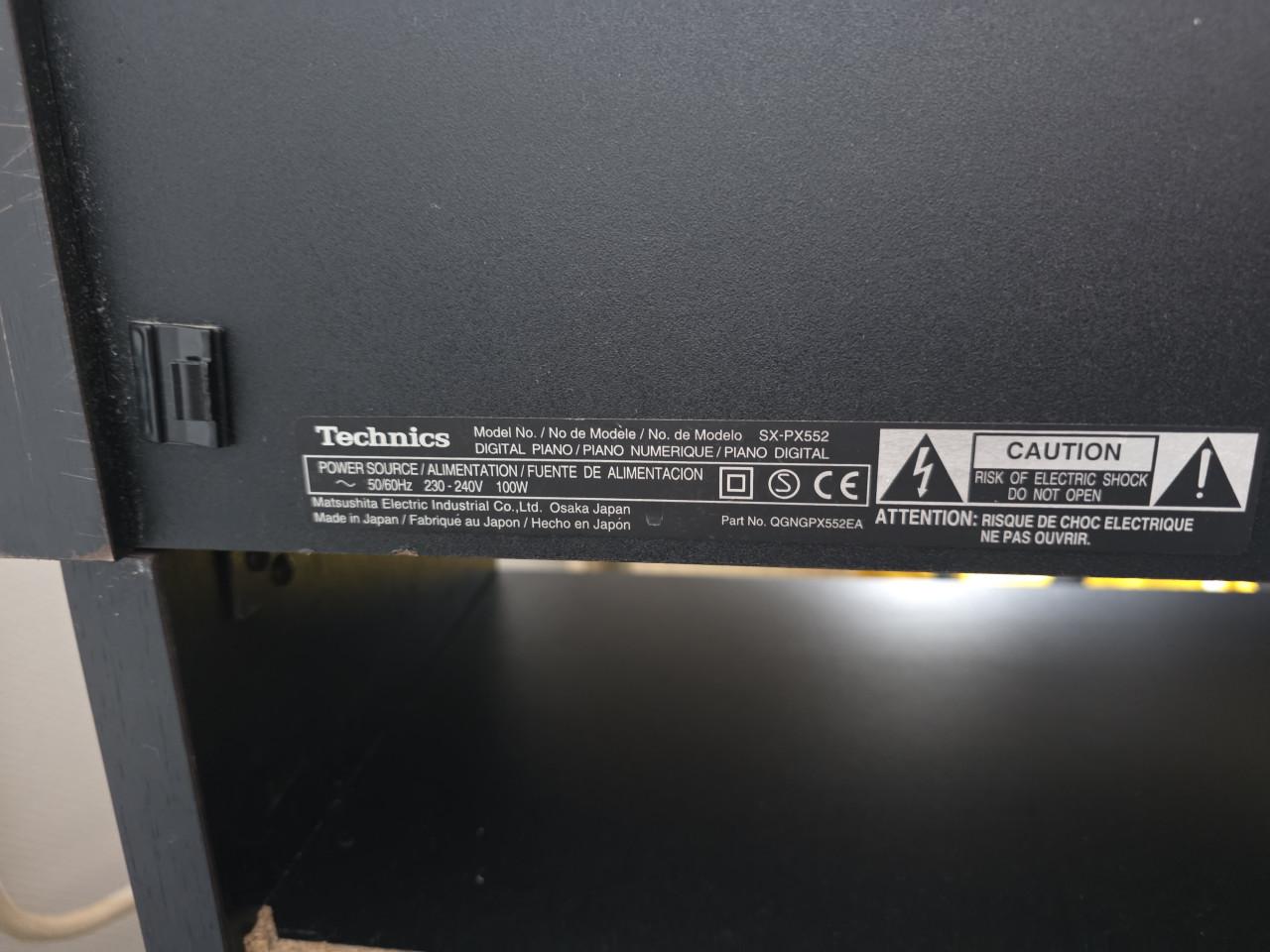 Technics SX-PX552 Elektrische piano