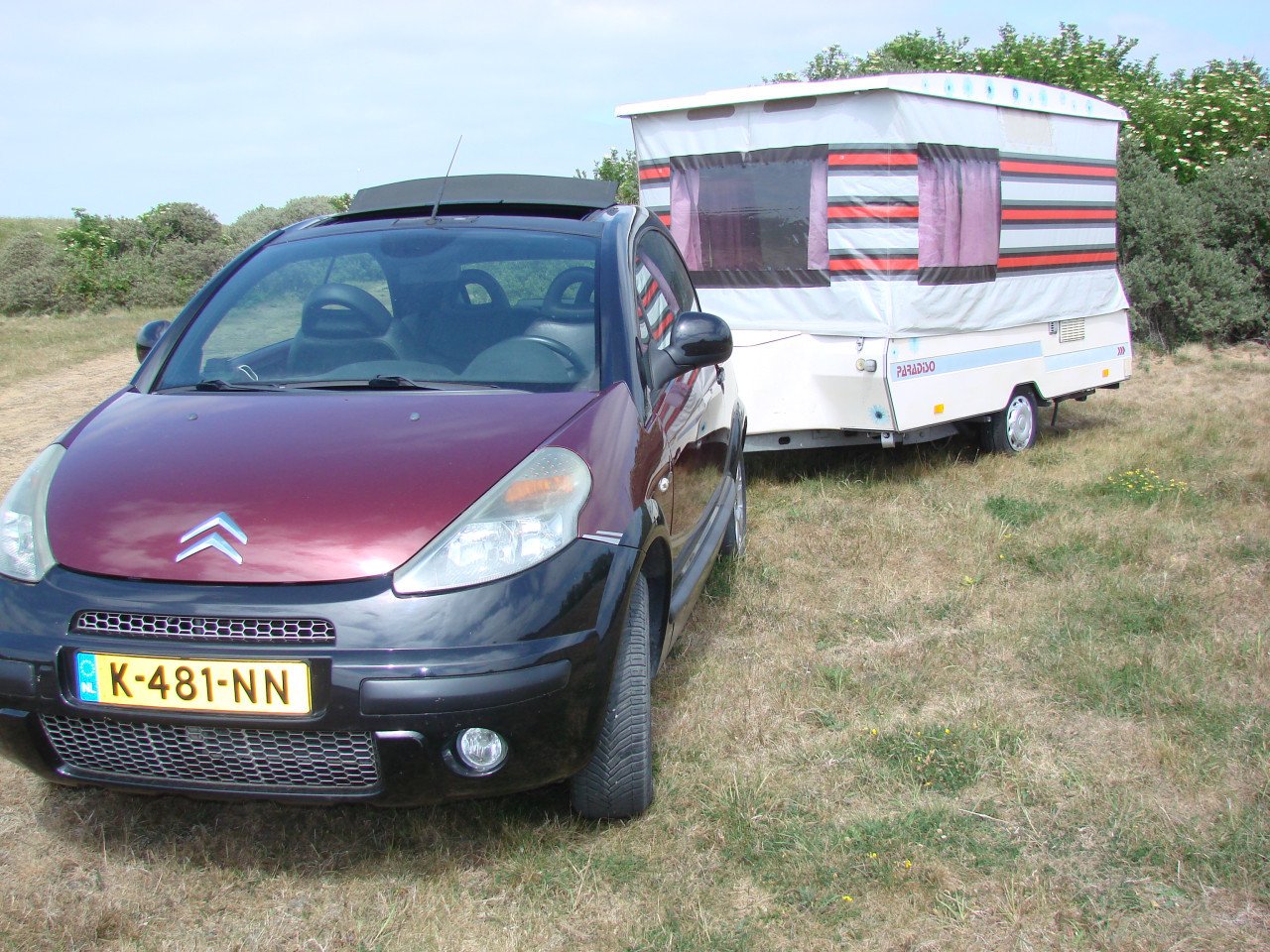 Paradiso klap caravan