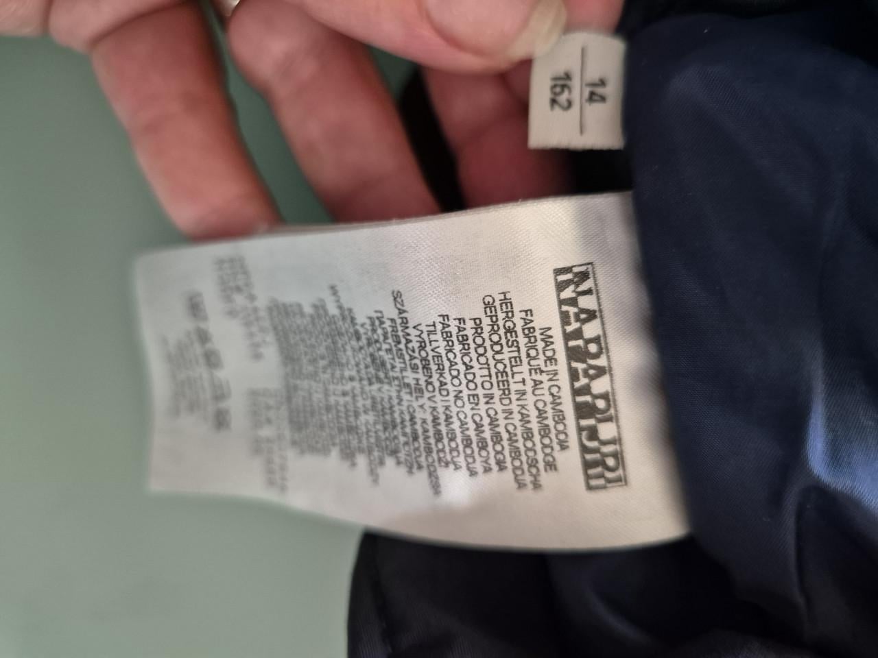Napapijri jas maat 162