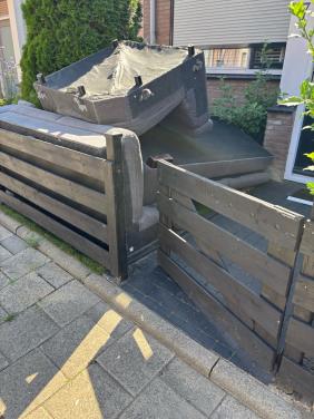 Hoekbank grijs