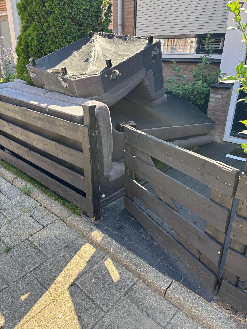 Hoekbank grijs