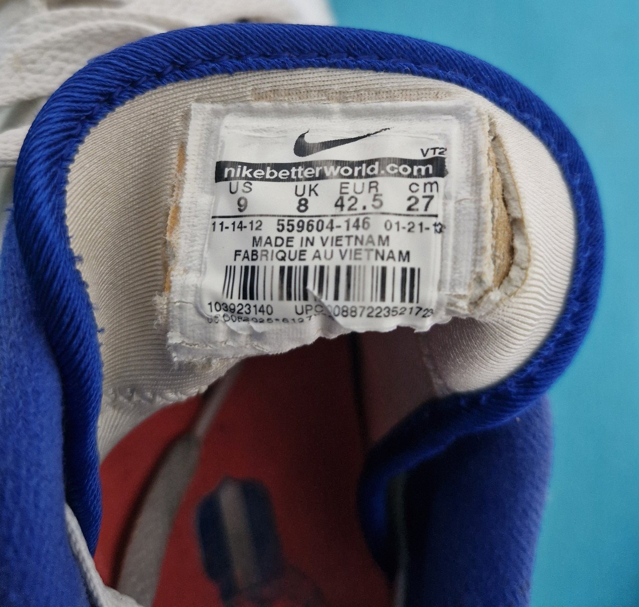 Nike Air 180's uit 2012 maat 42.5