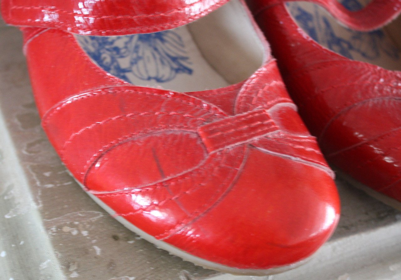 Rode pumps  maat 39