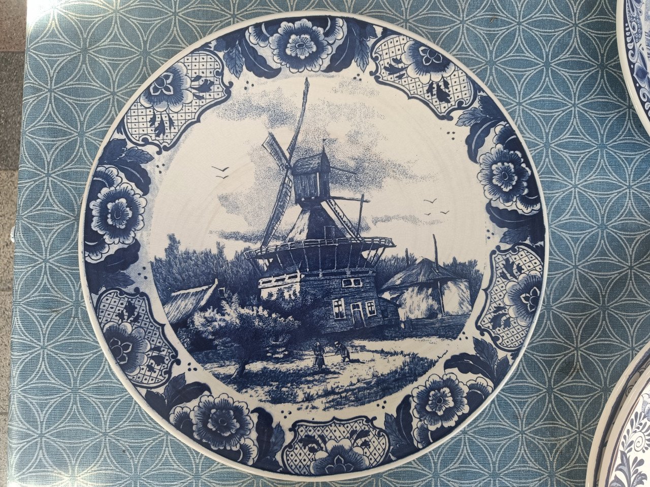 Delfts blauwe borden