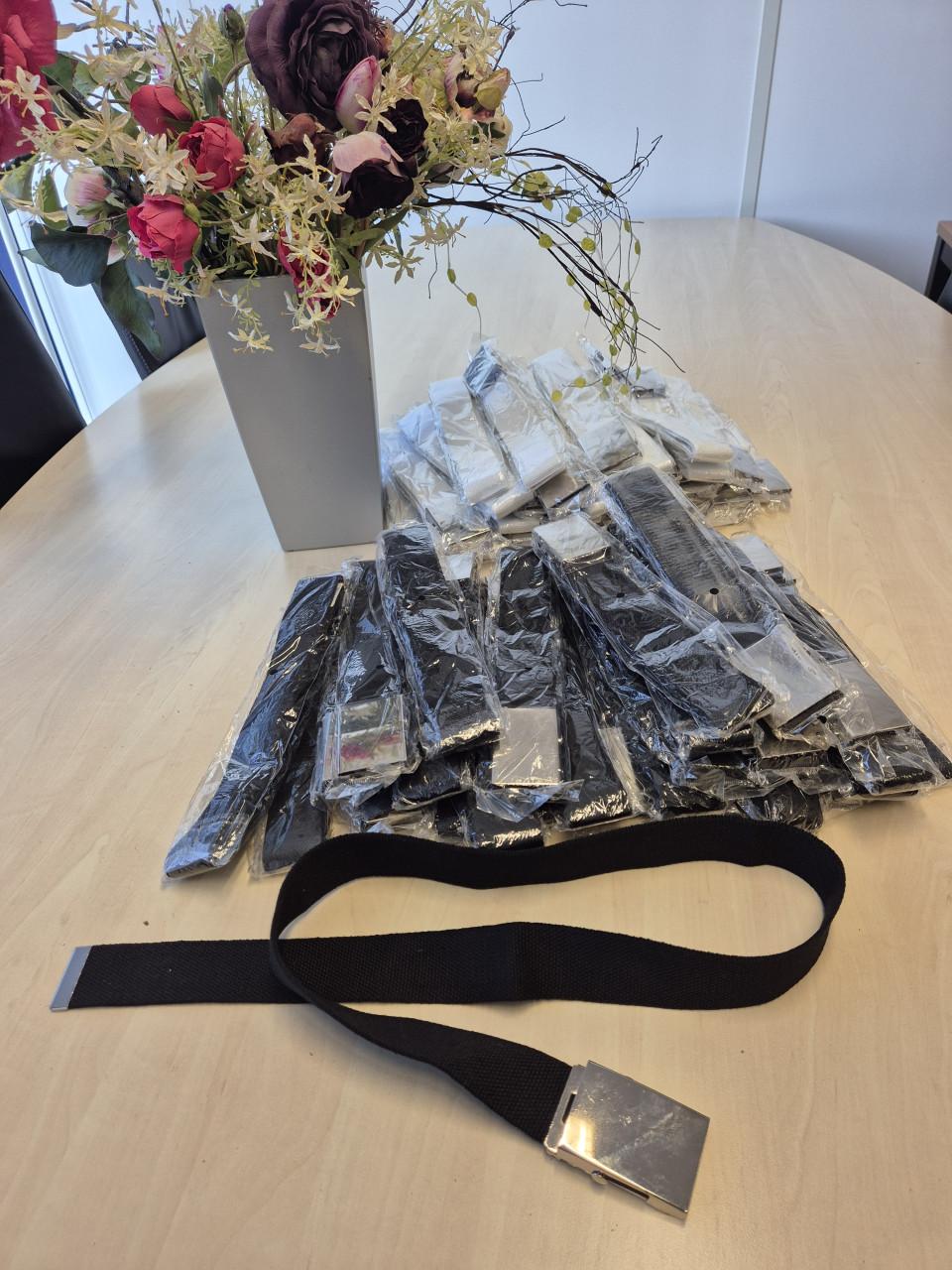 Partij van 20 stoffen riemen - nieuw