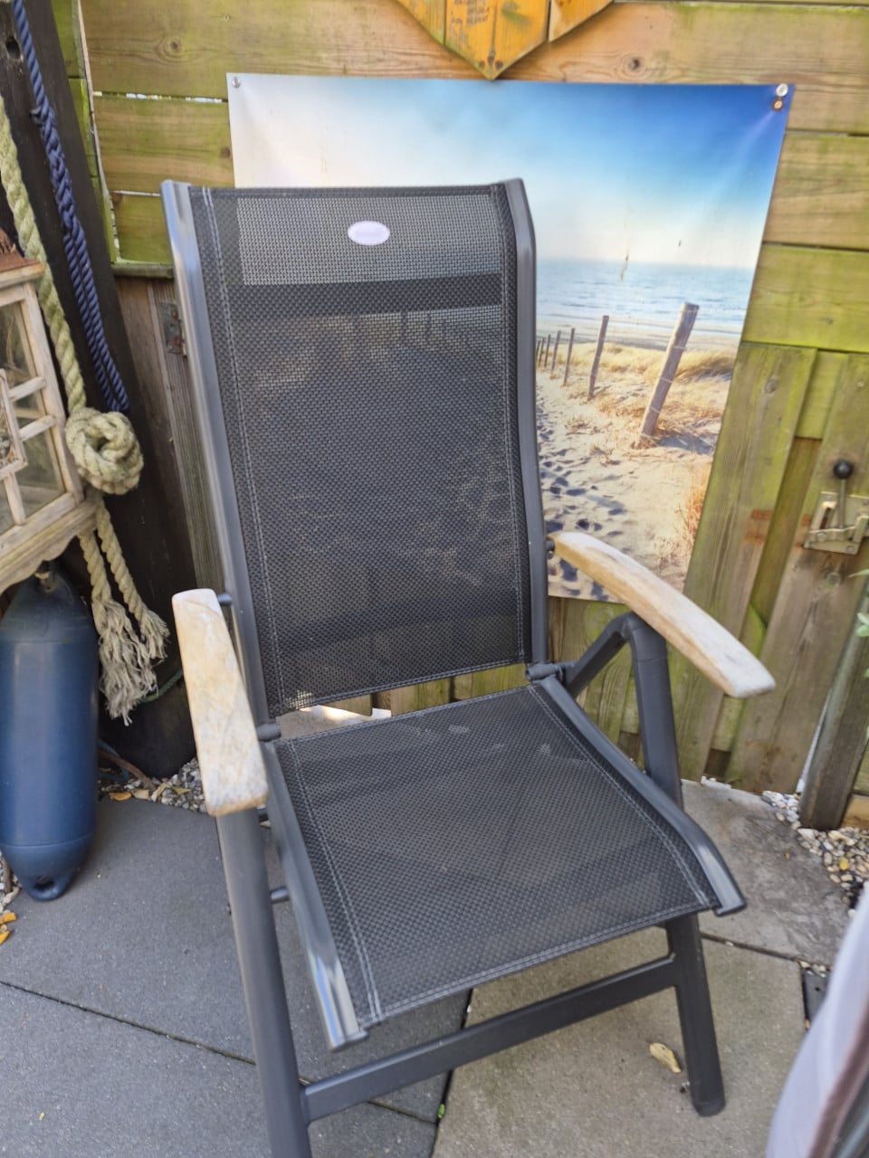 Tuinstoel Hartman zwart