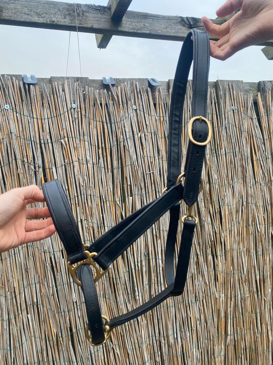Leren halster maat full