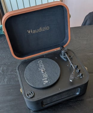Platenspeler met speakers + bluetooth