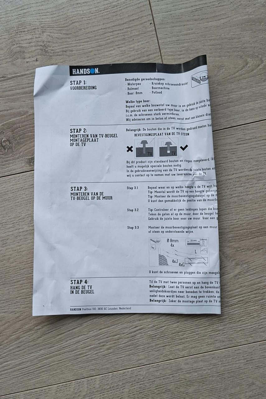 Kantelbare TV beugel tot 70inch