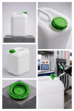 Jerrycan 25L Benzine - Ideaal voor tanken Belgie (Zelzate)