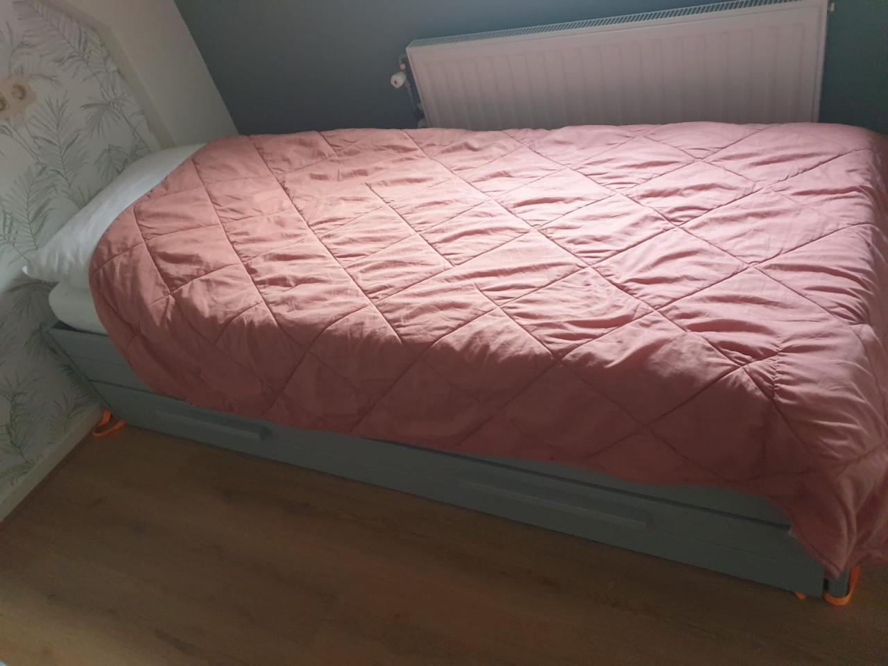 Uitschuifbaar eenpersoonsbed naar tweepersoons