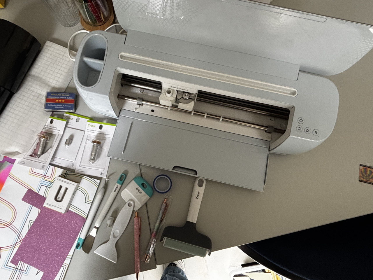 Cricut maker 3 met veel accessoires