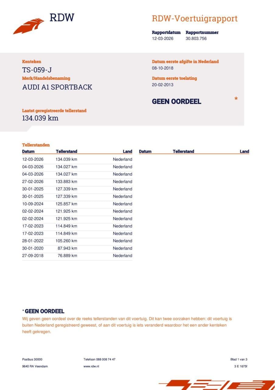 Audi A1 Sportback 1.4 tfsi pro line s-line aut/navi/xenon/stoelv.