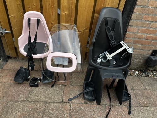 Fietsstoeltje voor en achter, bobike
