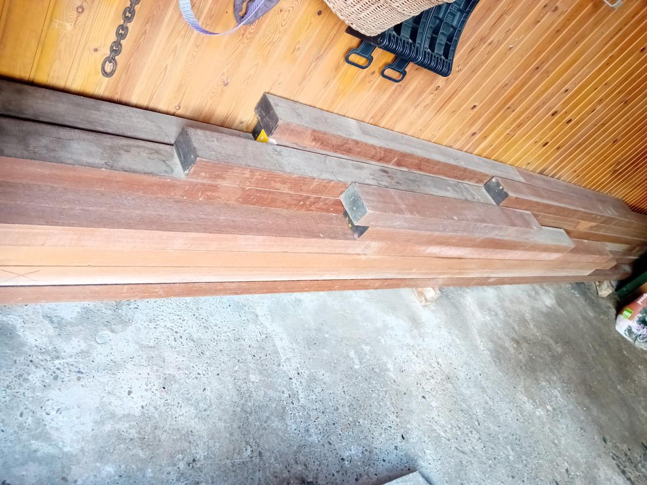 Balken Meranti 121x74 Zware kwaliteit 4 zijdig geschaafd