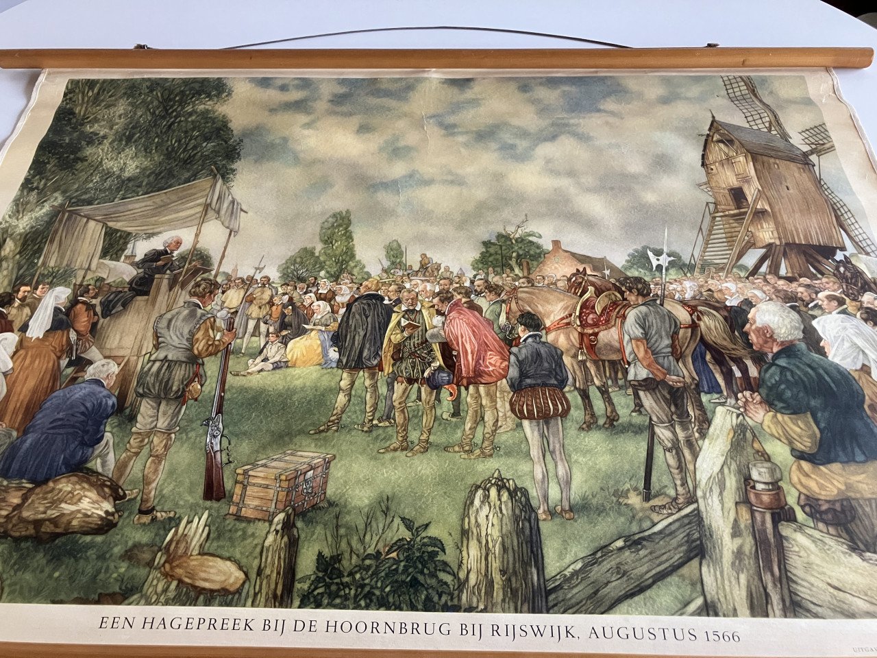 Oude schoolplaat / wandplaat