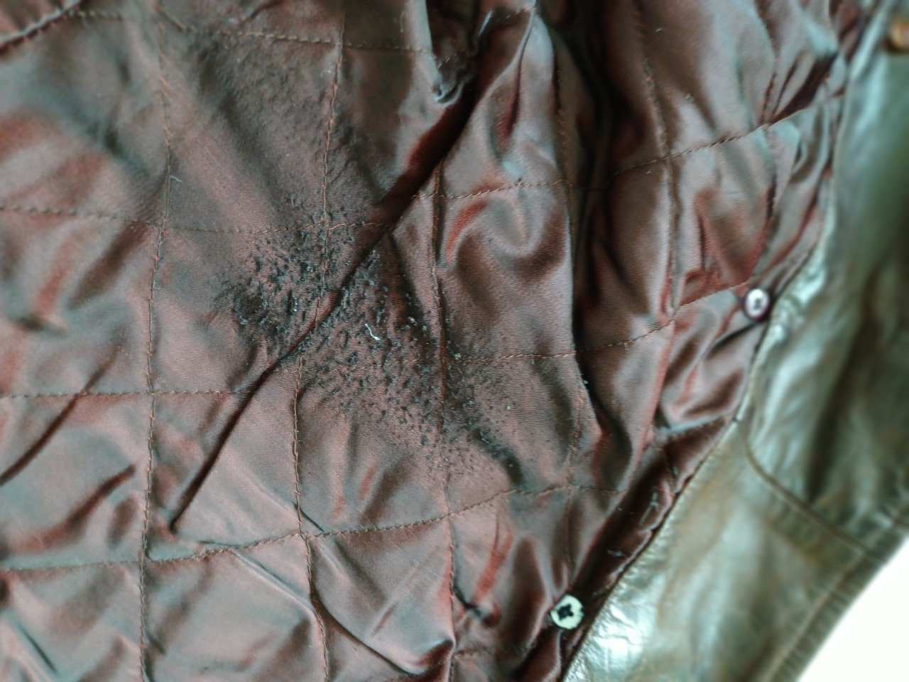 Leren Unicorn vintage dames jacket