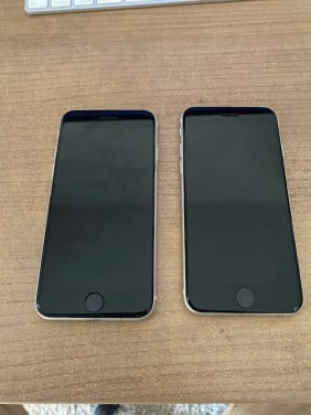 2 stuks Iphone SE, 2022 en 2021 , 64 GB , kleur wit