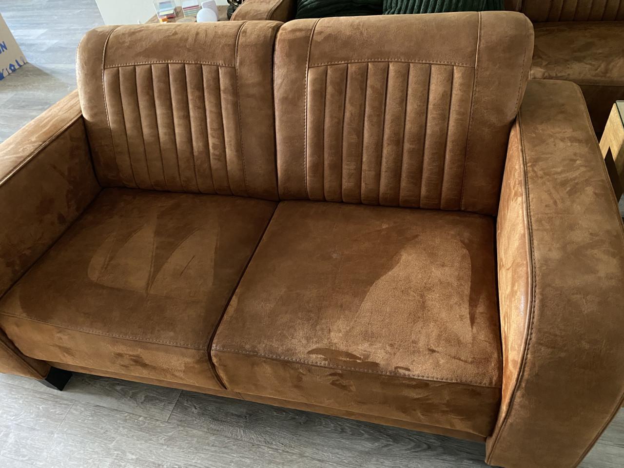 Modern massief licht eiken meubelset met bankstel te koop