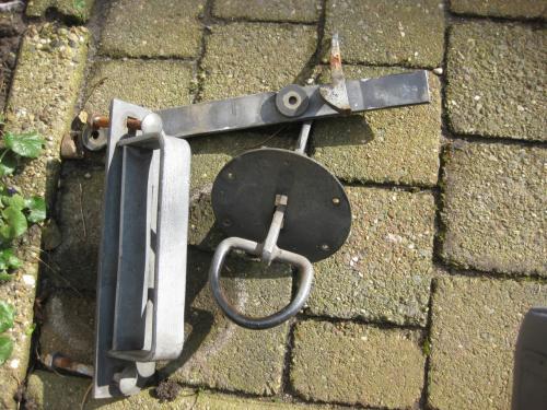 Klinketstel voor poort of schuur