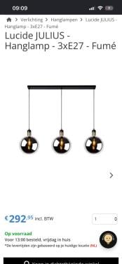 NIEUWE HANGLAMP