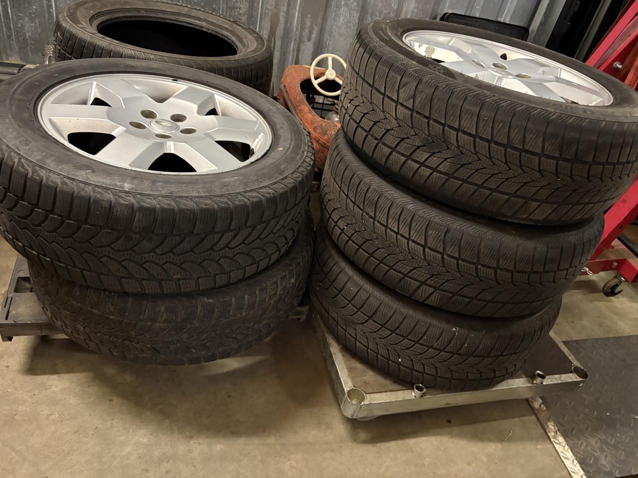 Banden met velgen Landrover Discovery 3