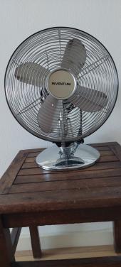 Inventum tafelventilator (verchroomd retro model)