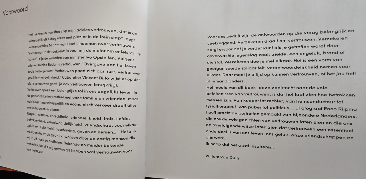 Boek Vertrouwen, Enno Rijpma, Hardcover, Zgan