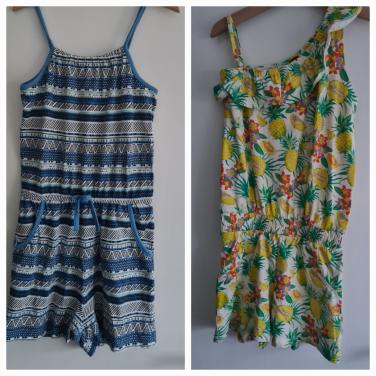 2 jumpsuit van H&M en Name it mt 122-128