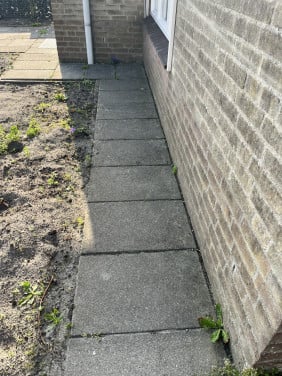 Gratis Betontegels 60 x 40 / 52 stuks